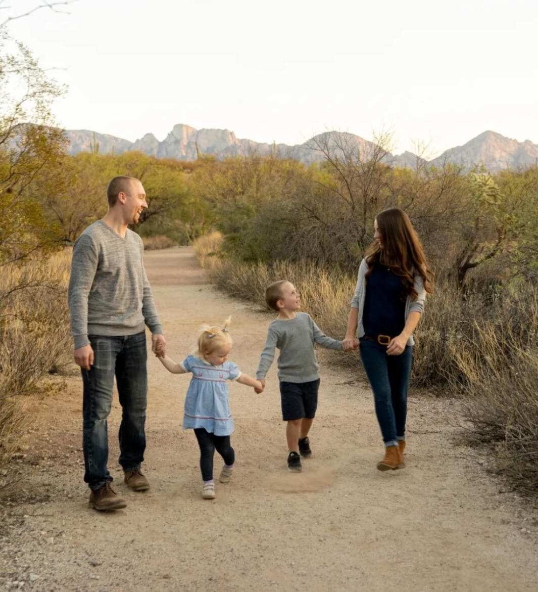 Picture of owner with family